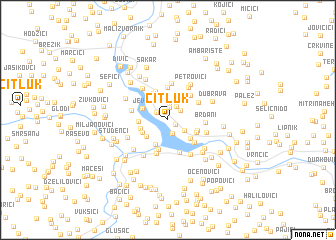 map of (( Čitluk ))