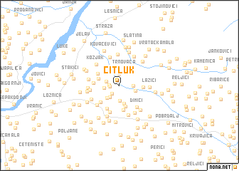 map of Čitluk