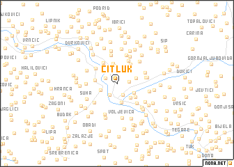 map of Čitluk