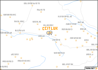 map of Čitluk