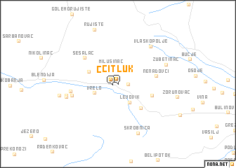 map of Čitluk