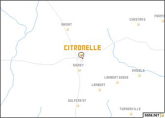 map of Citronelle