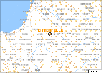 map of Citronnelle