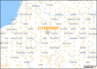 map of Citronnier