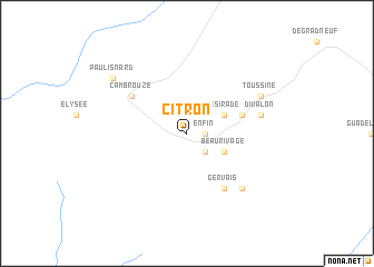 map of Citron