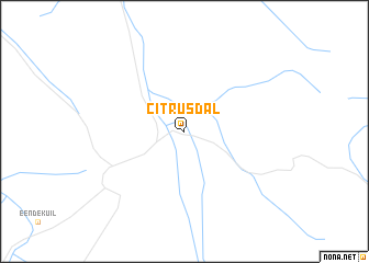 map of Citrusdal