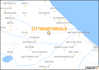 map of Città SantʼAngelo