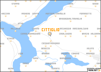 map of Cittiglio