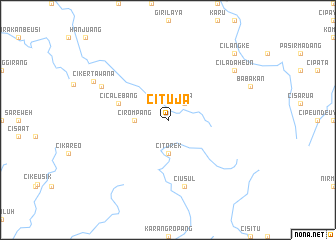 map of Cituja