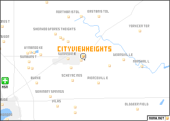 map of City View Heights