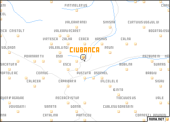 map of Ciubanca