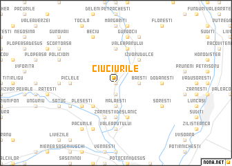 map of Ciuciurile