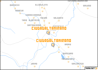 map of Ciudad Altamirano