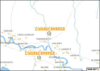 map of Ciudad Camargo