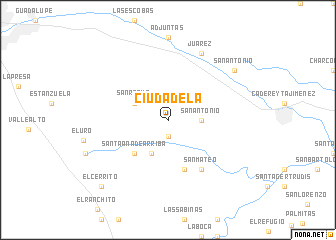 map of Ciudadela