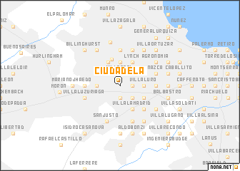 map of Ciudadela