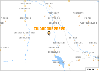 map of Ciudad Guerrero