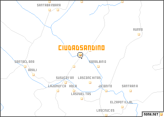 map of Ciudad Sandino