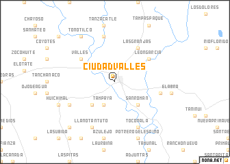 map of Ciudad Valles