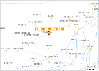 map of Ciudad Victoria