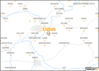 Ciugud Romania Map Nona Net