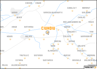 map of Ciuhoiu