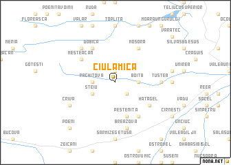 map of Ciula Mică