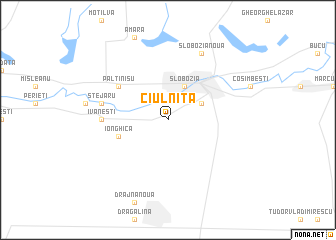 map of Ciulniţa