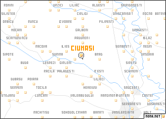 map of Ciumaşi