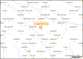 map of Ciuperca