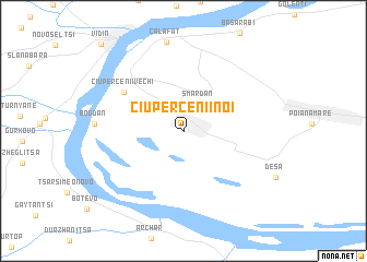 map of Ciupercenii Noi