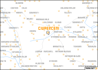 map of Ciuperceni