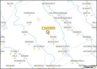 map of Ciurari