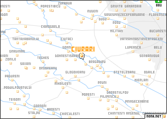 map of Ciurari