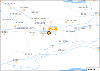 map of Ciurari