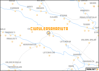map of Ciuruleasa-Măriuţa