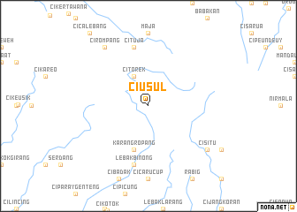 map of Ciusul