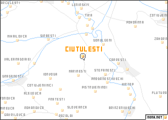map of Ciutuleşti