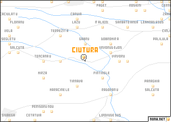 map of Ciutura