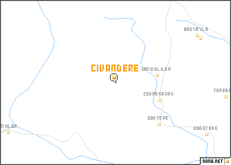 map of Civandere