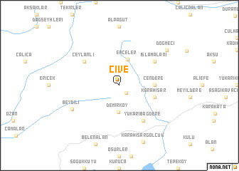 map of Çive