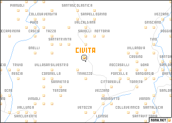 map of Civita