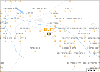 map of Civita