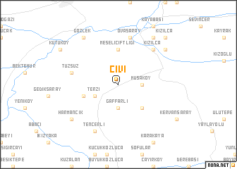 map of Çivi