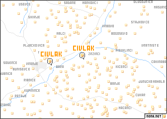 map of Čivlak