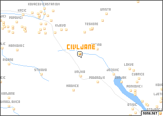 map of Civljane