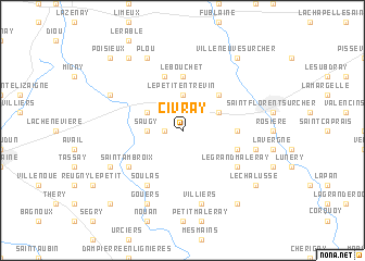 map of Civray