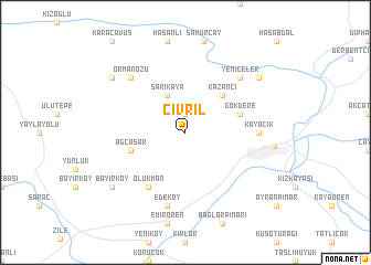 map of Çivril