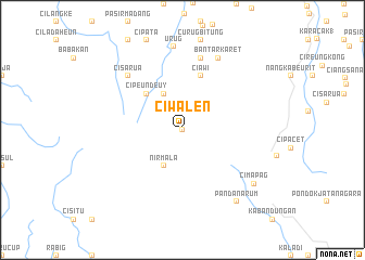 map of Ciwalen