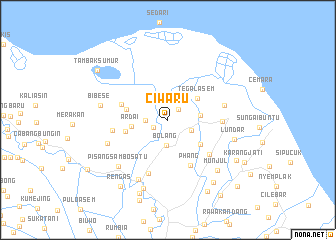 map of Ciwaru